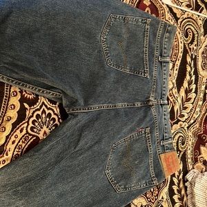 Levis 505 blue jeans size 42x32